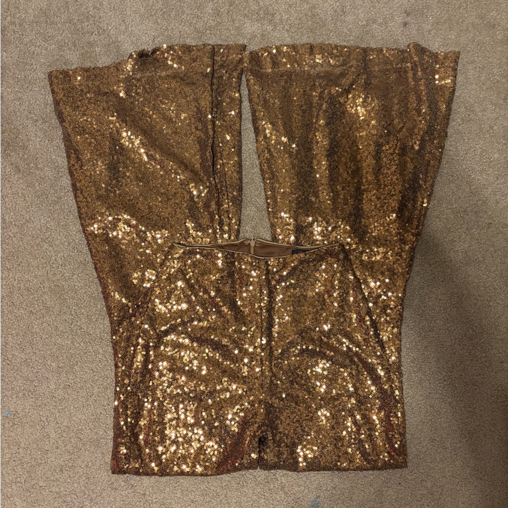 Sequin Gold Women's Top